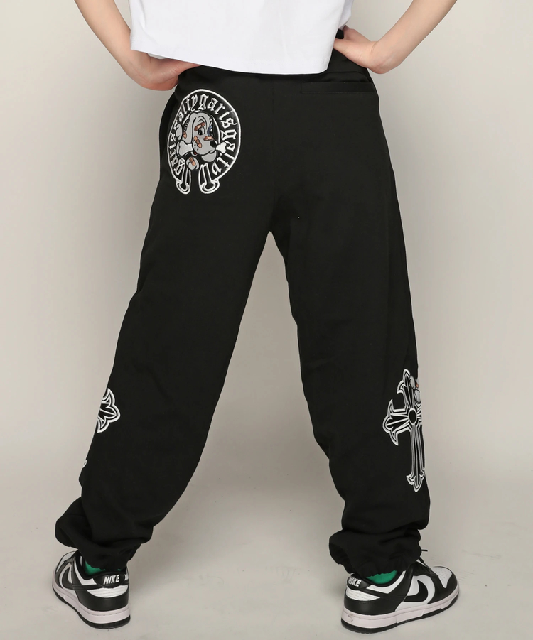 JACKROSE(ジャックローズ) |【GALFY×GALLIS ADDICTION】 ガリノハーツスウェットパンツ *セットアップ対応(MENS/WOMENS)