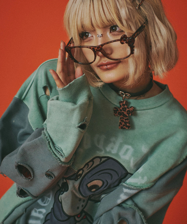 JACKROSE(ジャックローズ) |GALFY/ガルフィー ツギハギゾンビスウェット (MENS)