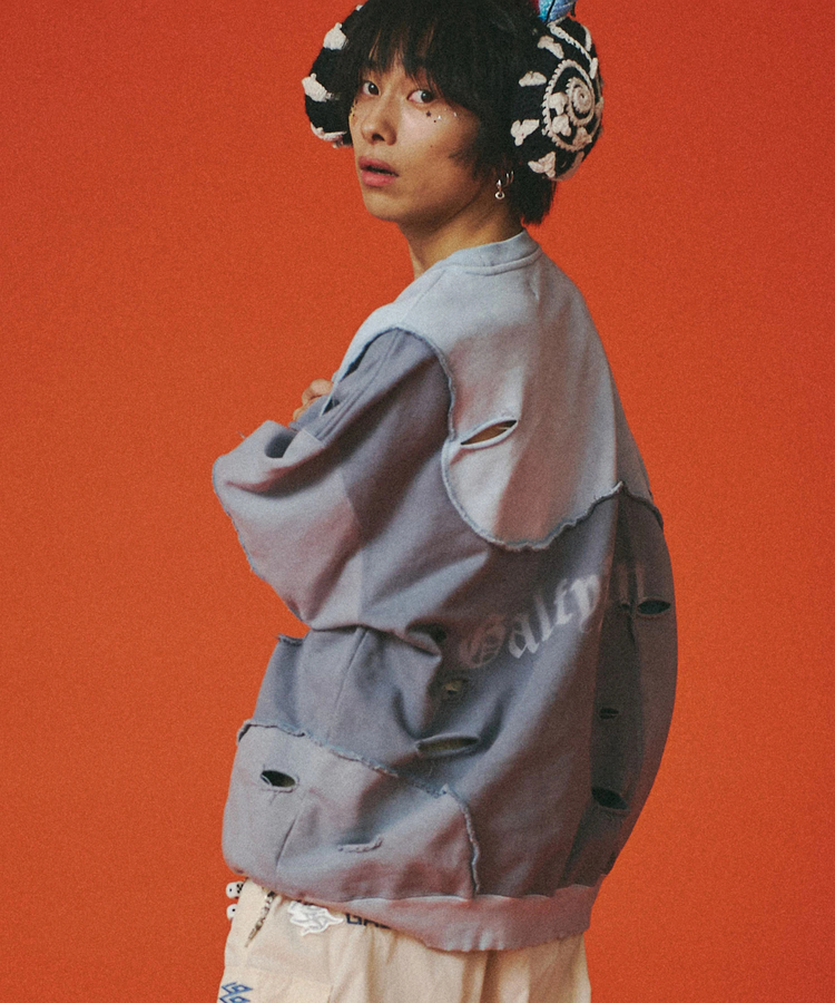 JACKROSE(ジャックローズ) |GALFY/ガルフィー ツギハギゾンビスウェット (MENS)