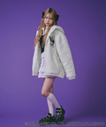 JACKROSE(ジャックローズ) |GALFY×KUROMI/ガルフィー×クロミ モコモコ丸ボアずきんパーカー(WOMENS)