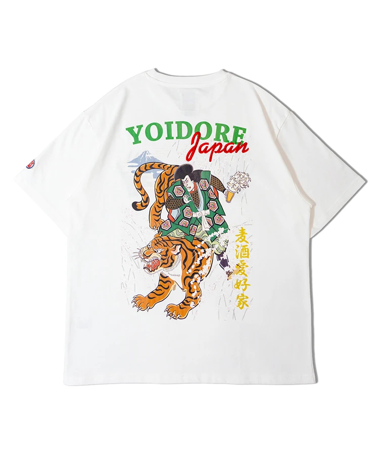 JACKROSE(ジャックローズ) |YOIDORE/酔いどれ 歌舞伎と虎 半袖TEE(MENS)