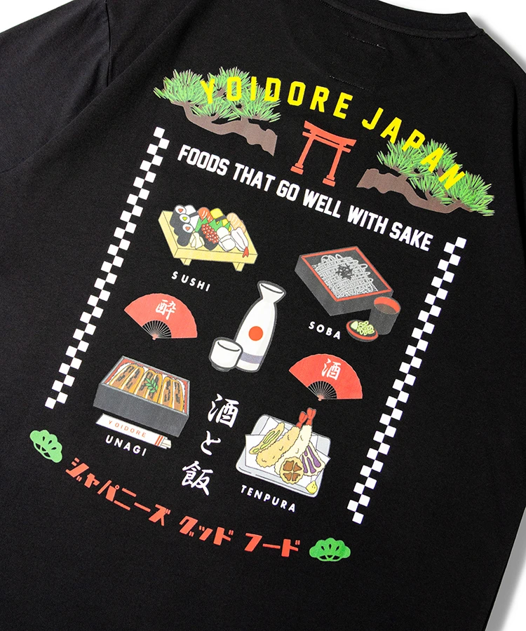 JACKROSE(ジャックローズ) |YOIDORE/酔いどれ 日本食と酒 半袖TEE(MENS)