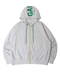 JACKROSE(ジャックローズ) |GA BACK-LOGO ZIP HOODIE ＊セットアップ対応（MENS) 