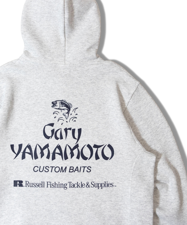JACKROSE(ジャックローズ) |Russell×Gary YAMAMOTO/ラッセル×ゲーリーヤマモト BACK LOGO HOODIE(MENS)