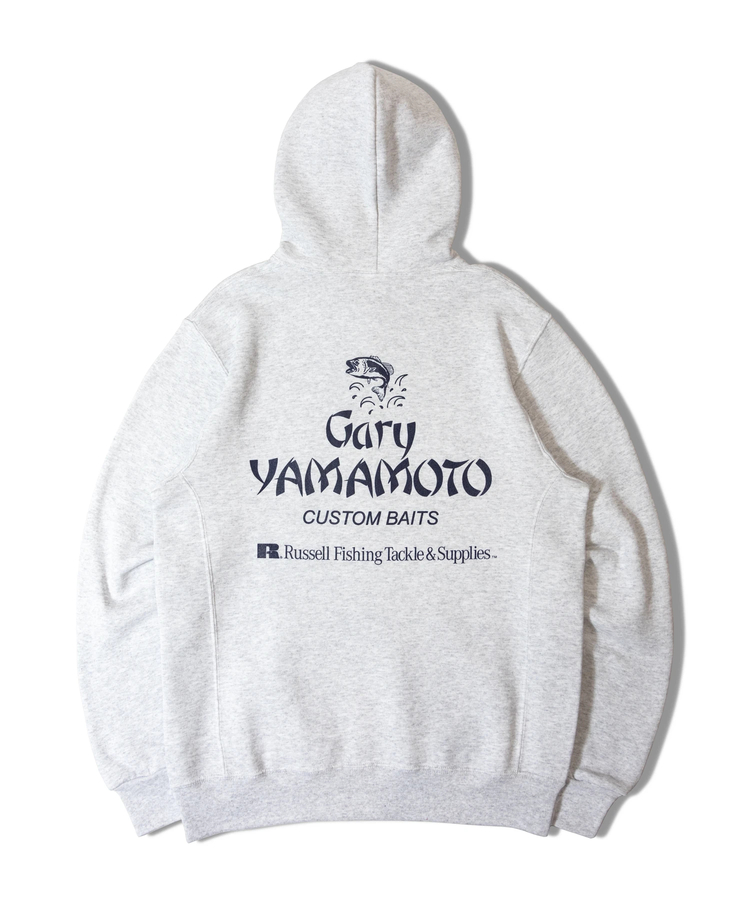 JACKROSE(ジャックローズ) |Russell×Gary YAMAMOTO/ラッセル×ゲーリーヤマモト BACK LOGO HOODIE(MENS)