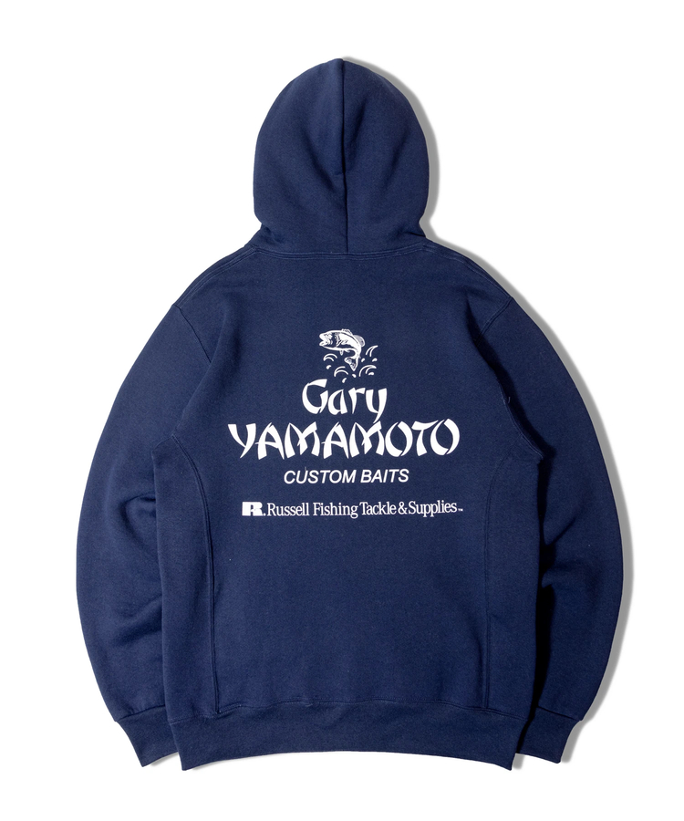 JACKROSE(ジャックローズ) |Russell×Gary YAMAMOTO/ラッセル×ゲーリーヤマモト BACK LOGO HOODIE(MENS)