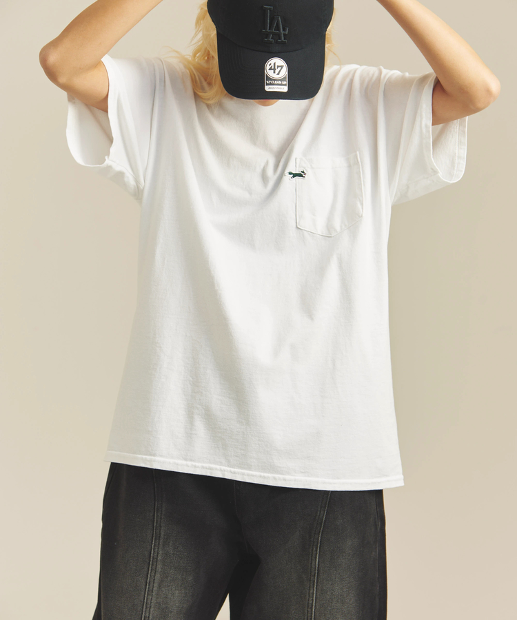 JACKROSE(ジャックローズ) |PENNEY'S/ぺニーズ THE FOX ONE-POINT OVER-DYE POCKET SS TEE(MENS)