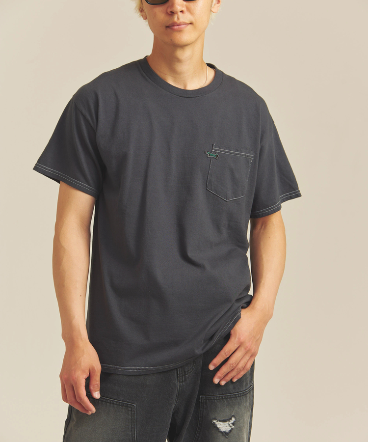 JACKROSE(ジャックローズ) |PENNEY'S/ぺニーズ THE FOX ONE-POINT OVER-DYE POCKET SS TEE(MENS)