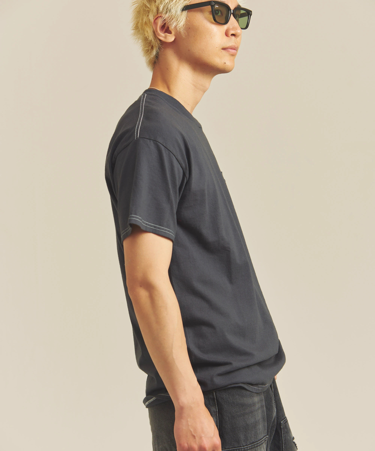 JACKROSE(ジャックローズ) |PENNEY'S/ぺニーズ THE FOX ONE-POINT OVER-DYE POCKET SS TEE(MENS)