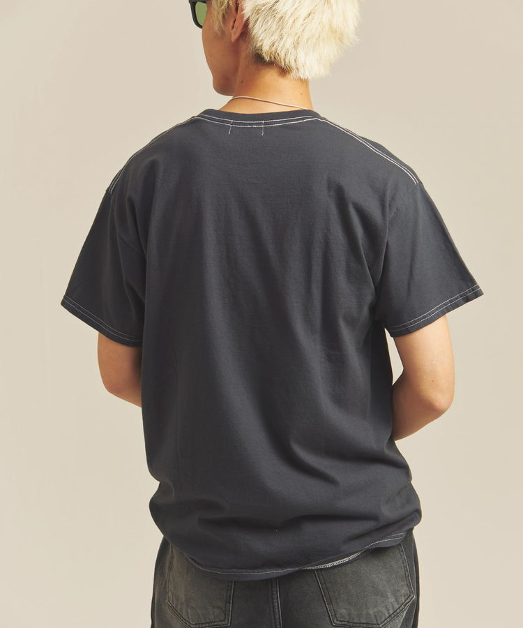 JACKROSE(ジャックローズ) |PENNEY'S/ぺニーズ THE FOX ONE-POINT OVER-DYE POCKET SS TEE(MENS)