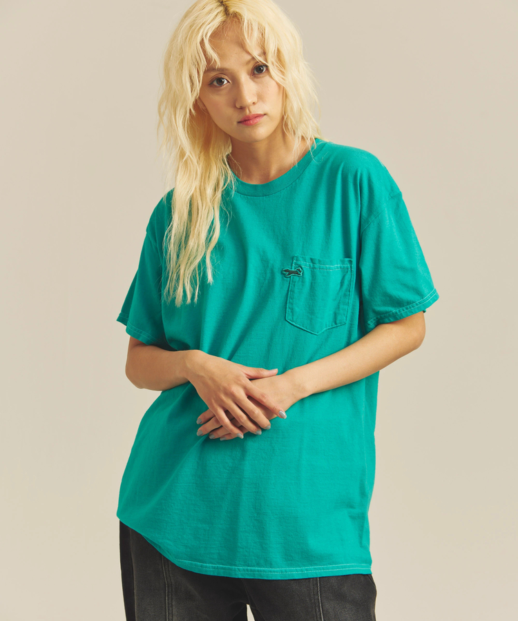 JACKROSE(ジャックローズ) |PENNEY'S/ぺニーズ THE FOX ONE-POINT OVER-DYE POCKET SS TEE(MENS)