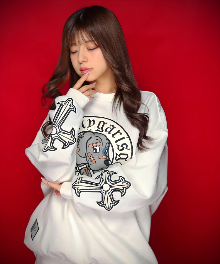 JACKROSE(ジャックローズ) |【GALFY×GALLIS ADDICTION】ガリノハーツクルースウェット(MENS)