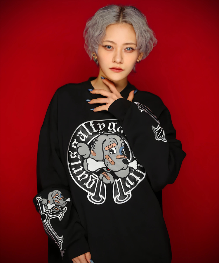 JACKROSE(ジャックローズ) |【GALFY×GALLIS ADDICTION】ガリノハーツクルースウェット(MENS)