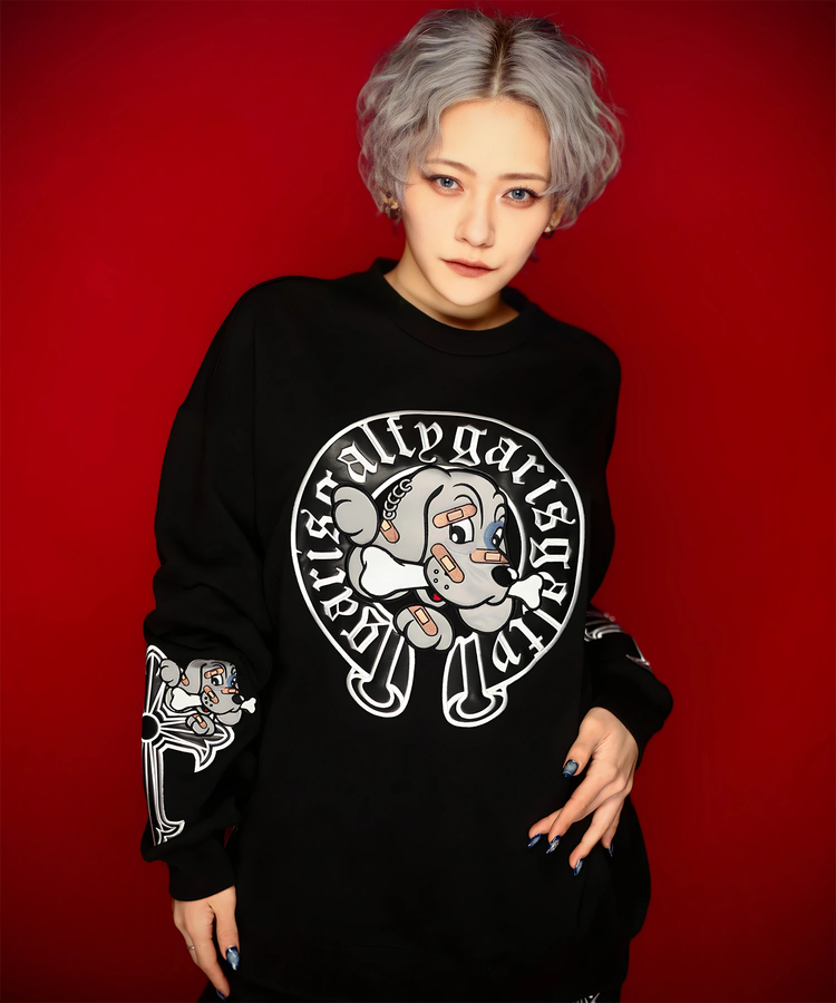 JACKROSE(ジャックローズ) |【GALFY×GALLIS ADDICTION】ガリノハーツクルースウェット(MENS)