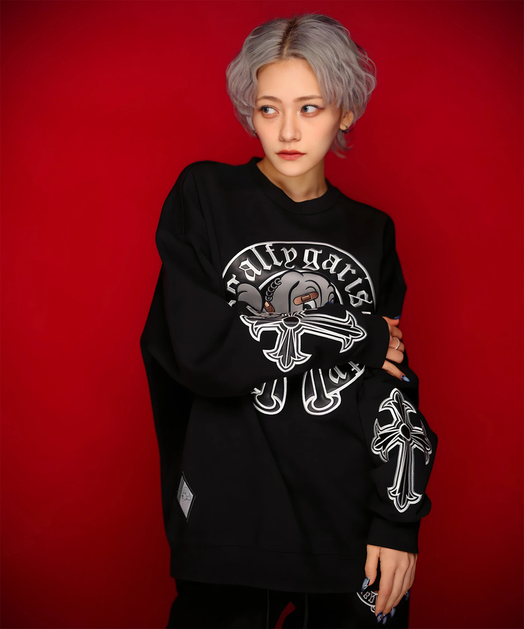 JACKROSE(ジャックローズ) |【GALFY×GALLIS ADDICTION】ガリノハーツクルースウェット(MENS)
