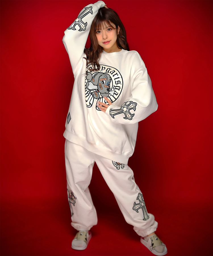 JACKROSE(ジャックローズ) |【GALFY×GALLIS ADDICTION】ガリノハーツクルースウェット(MENS)