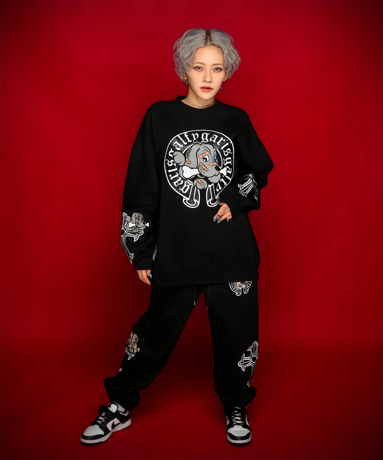 JACKROSE(ジャックローズ) |【GALFY×GALLIS ADDICTION】ガリノハーツクルースウェット(MENS)
