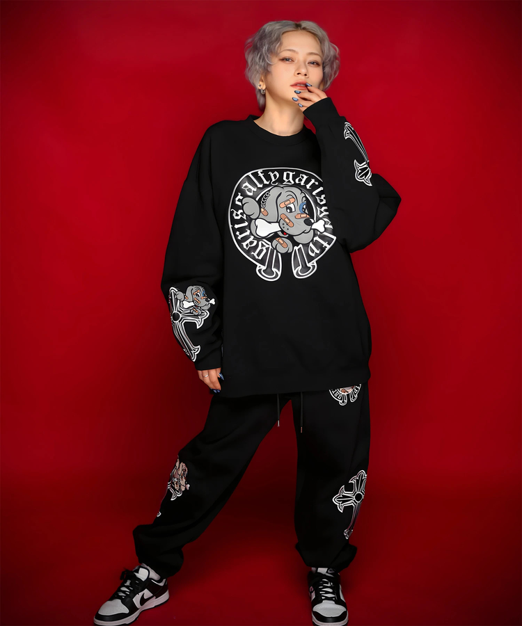 JACKROSE(ジャックローズ) |【GALFY×GALLIS ADDICTION】ガリノハーツクルースウェット(MENS)