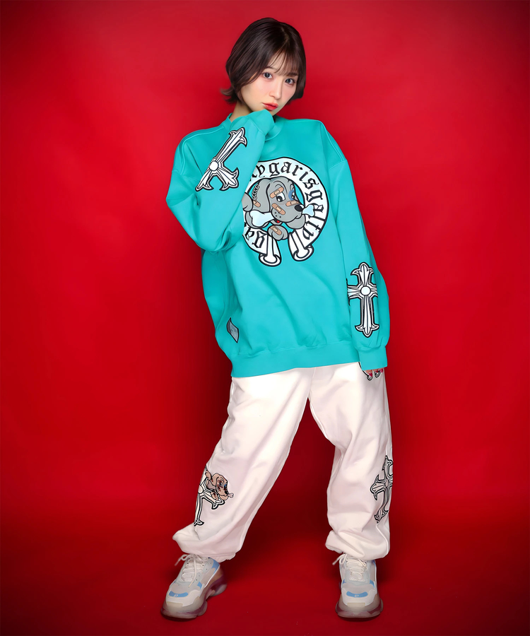 JACKROSE(ジャックローズ) |【GALFY×GALLIS ADDICTION】ガリノハーツクルースウェット(MENS)