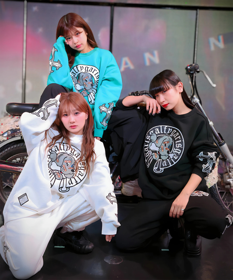JACKROSE(ジャックローズ) |【GALFY×GALLIS ADDICTION】ガリノハーツクルースウェット(MENS)