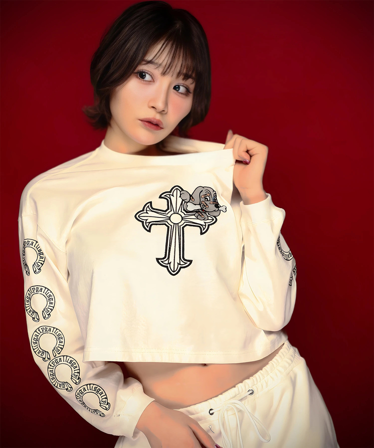 JACKROSE(ジャックローズ) |【GALFY×GALLIS ADDICTION】ガリノハーツロンTee(MENS/WOMENS)