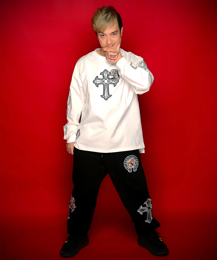 JACKROSE(ジャックローズ) |【GALFY×GALLIS ADDICTION】ガリノハーツロンTee(MENS/WOMENS)