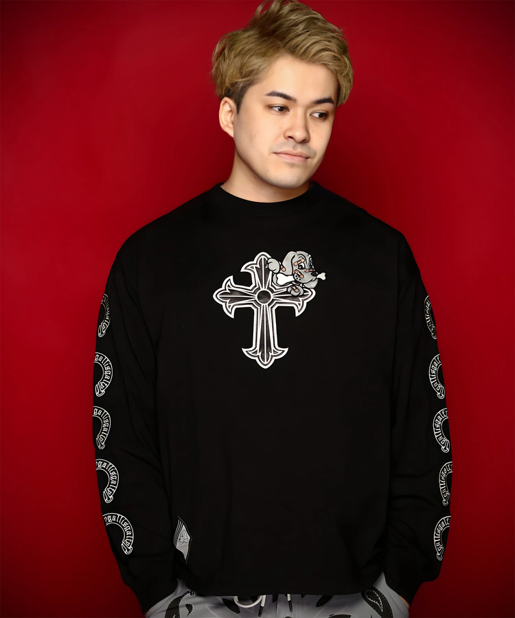 JACKROSE(ジャックローズ) |【GALFY×GALLIS ADDICTION】ガリノハーツロンTee(MENS/WOMENS)