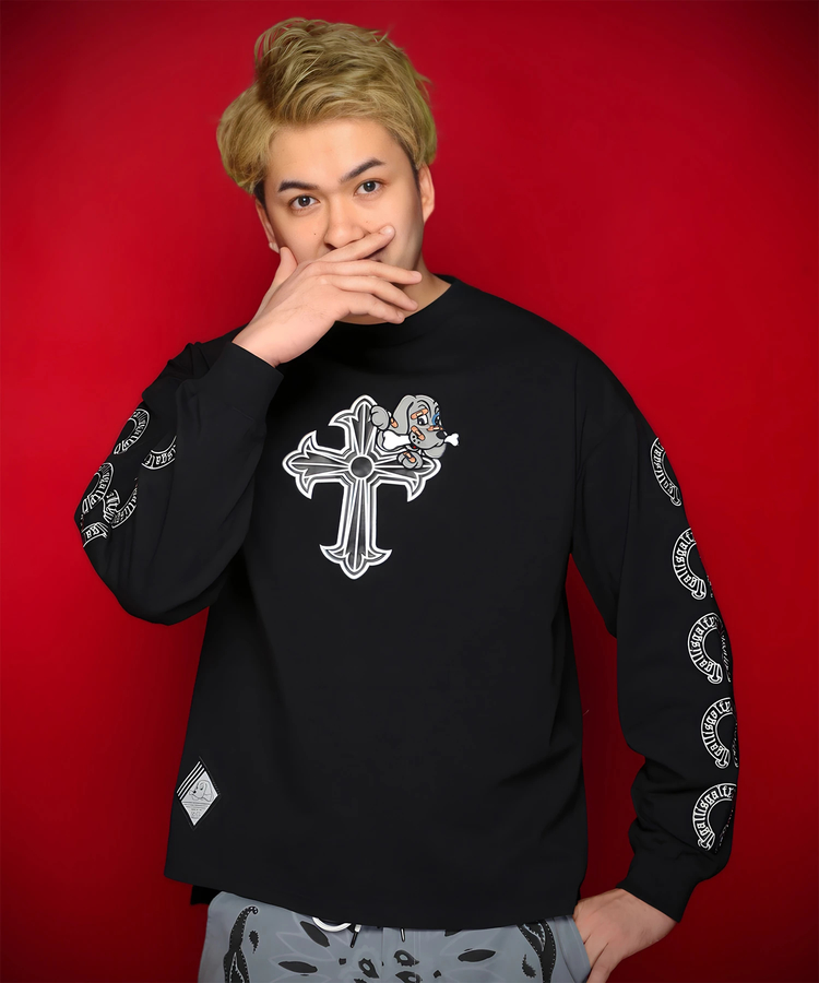 JACKROSE(ジャックローズ) |【GALFY×GALLIS ADDICTION】ガリノハーツロンTee(MENS/WOMENS)