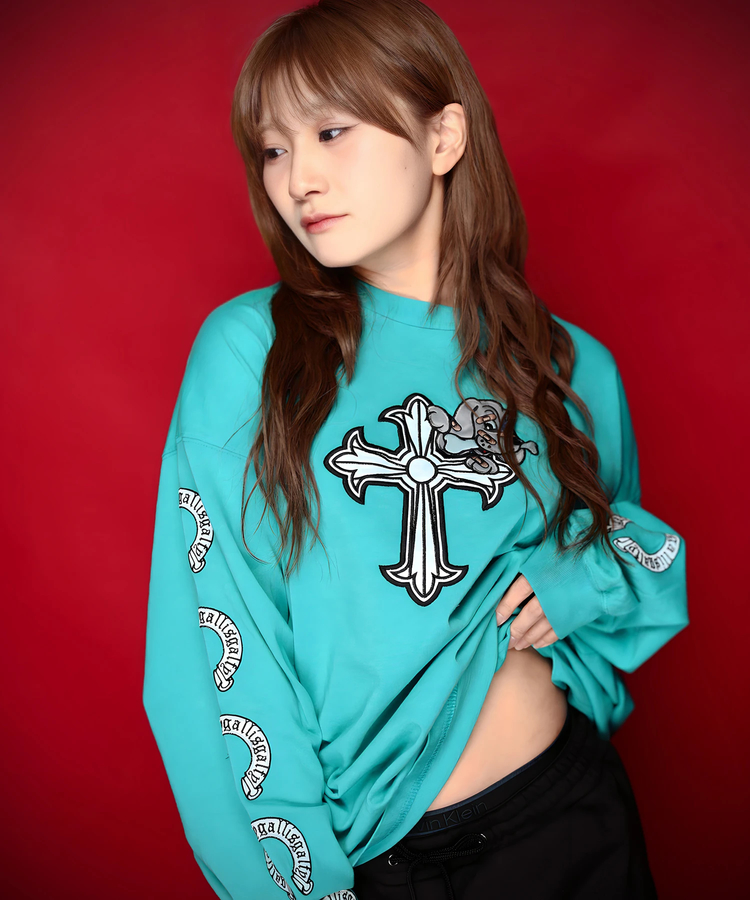 JACKROSE(ジャックローズ) |【GALFY×GALLIS ADDICTION】ガリノハーツロンTee(MENS/WOMENS)