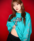 JACKROSE(ジャックローズ) |【GALFY×GALLIS ADDICTION】ガリノハーツロンTee(MENS/WOMENS)