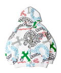 JACKROSE(ジャックローズ) |【GALFY×GALLIS ADDICTION】ガラノハーツジップパーカー(MENS/WOMENS)
