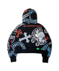 JACKROSE(ジャックローズ) |【GALFY×GALLIS ADDICTION】ガラノハーツジップパーカー(MENS/WOMENS)
