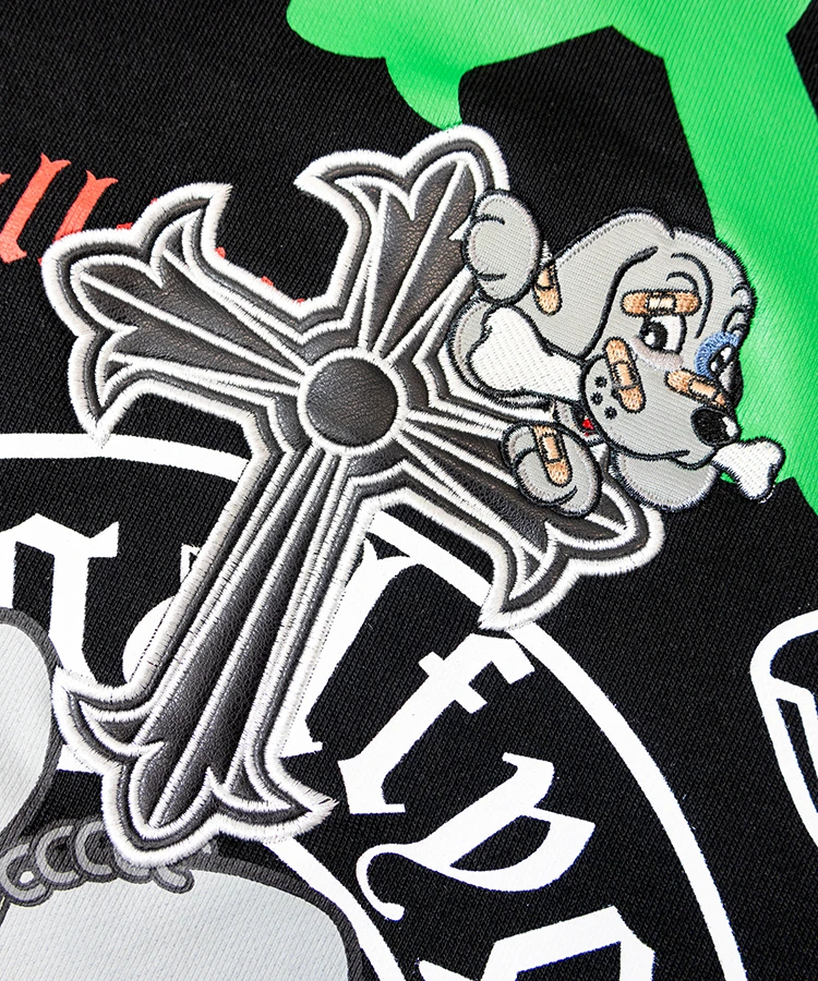 JACKROSE(ジャックローズ) |【GALFY×GALLIS ADDICTION】ガラノハーツジップパーカー(MENS/WOMENS)