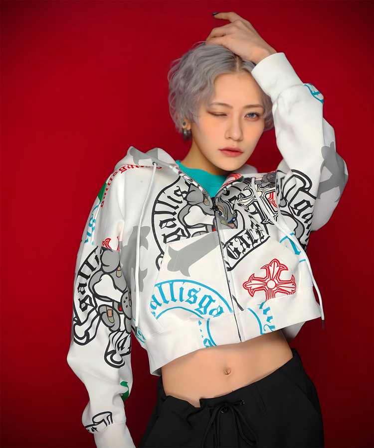 JACKROSE(ジャックローズ) |【GALFY×GALLIS ADDICTION】ガラノハーツジップパーカー(MENS/WOMENS)