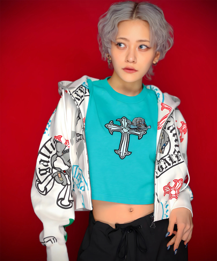 JACKROSE(ジャックローズ) |【GALFY×GALLIS ADDICTION】ガラノハーツジップパーカー(MENS/WOMENS)