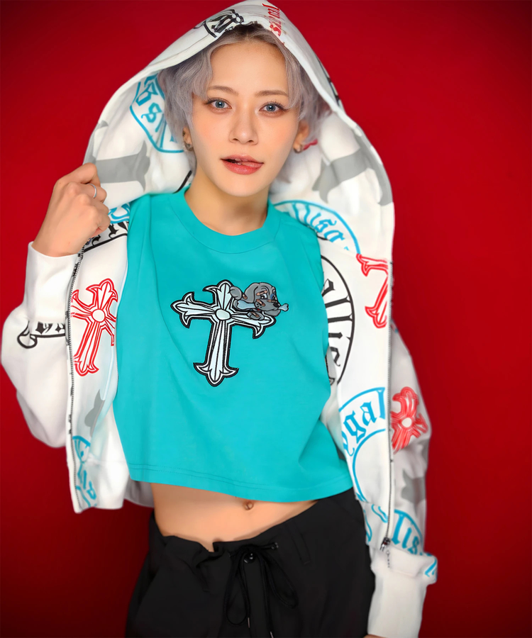 JACKROSE(ジャックローズ) |【GALFY×GALLIS ADDICTION】ガラノハーツジップパーカー(MENS/WOMENS)