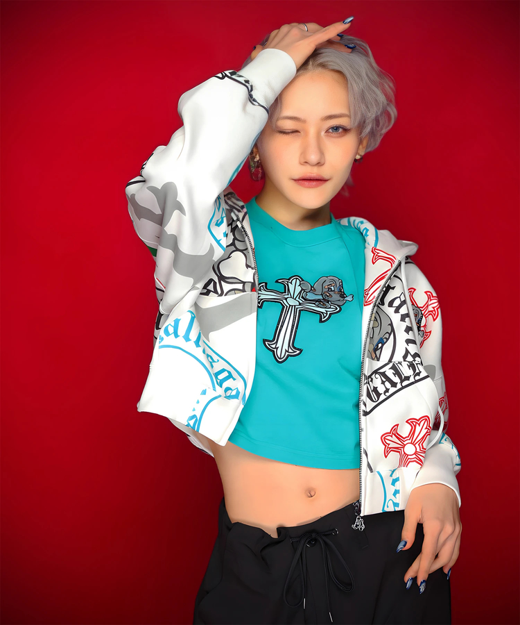 JACKROSE(ジャックローズ) |【GALFY×GALLIS ADDICTION】ガラノハーツジップパーカー(MENS/WOMENS)
