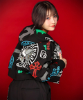 JACKROSE(ジャックローズ) |【GALFY×GALLIS ADDICTION】ガラノハーツジップパーカー(MENS/WOMENS)