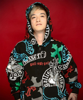 JACKROSE(ジャックローズ) |【GALFY×GALLIS ADDICTION】ガラノハーツジップパーカー(MENS/WOMENS)