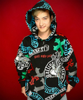 JACKROSE(ジャックローズ) |【GALFY×GALLIS ADDICTION】ガラノハーツジップパーカー(MENS/WOMENS)
