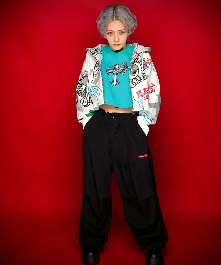 JACKROSE(ジャックローズ) |【GALFY×GALLIS ADDICTION】ガラノハーツジップパーカー(MENS/WOMENS)