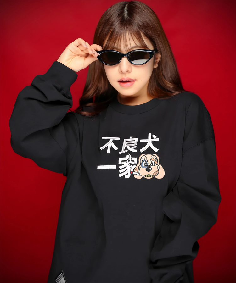 JACKROSE(ジャックローズ) |【GALFY×GALLIS ADDICTION】ファミリーわんこロンTee(MENS)