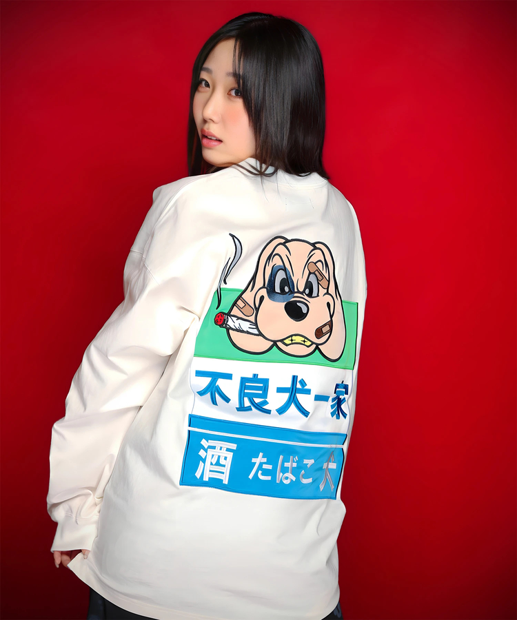 JACKROSE(ジャックローズ) |【GALFY×GALLIS ADDICTION】ファミリーわんこロンTee(MENS)