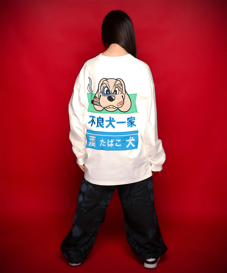 JACKROSE(ジャックローズ) |【GALFY×GALLIS ADDICTION】ファミリーわんこロンTee(MENS)