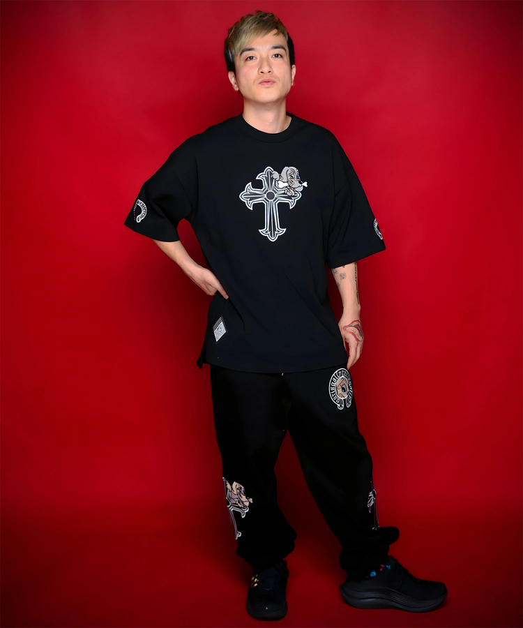 JACKROSE(ジャックローズ) |【GALFY×GALLIS ADDICTION】ガリノハーツ半袖Tee(MENS/WOMENS)