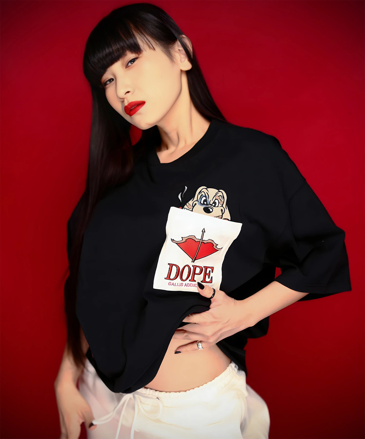 JACKROSE(ジャックローズ) |【GALFY×GALLIS ADDICTION】ガルスモDOPE半袖Tee(MENS)