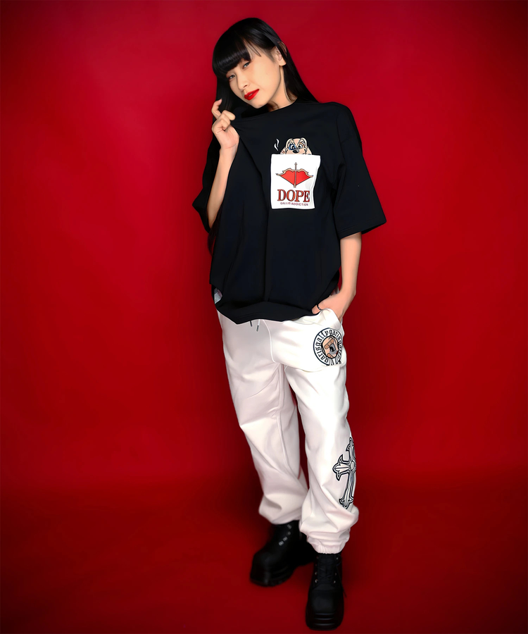 JACKROSE(ジャックローズ) |【GALFY×GALLIS ADDICTION】ガルスモDOPE半袖Tee(MENS)
