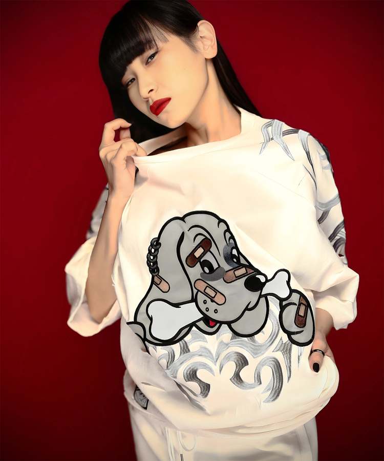 JACKROSE(ジャックローズ) |【GALFY×GALLIS ADDICTION】ぼろぼろとらいばりゅ半袖Tee(MENS)