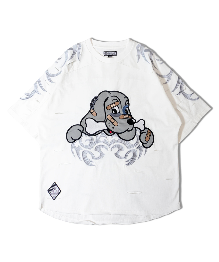 JACKROSE(ジャックローズ) |【GALFY×GALLIS ADDICTION】ぼろぼろとらいばりゅ半袖Tee(MENS)