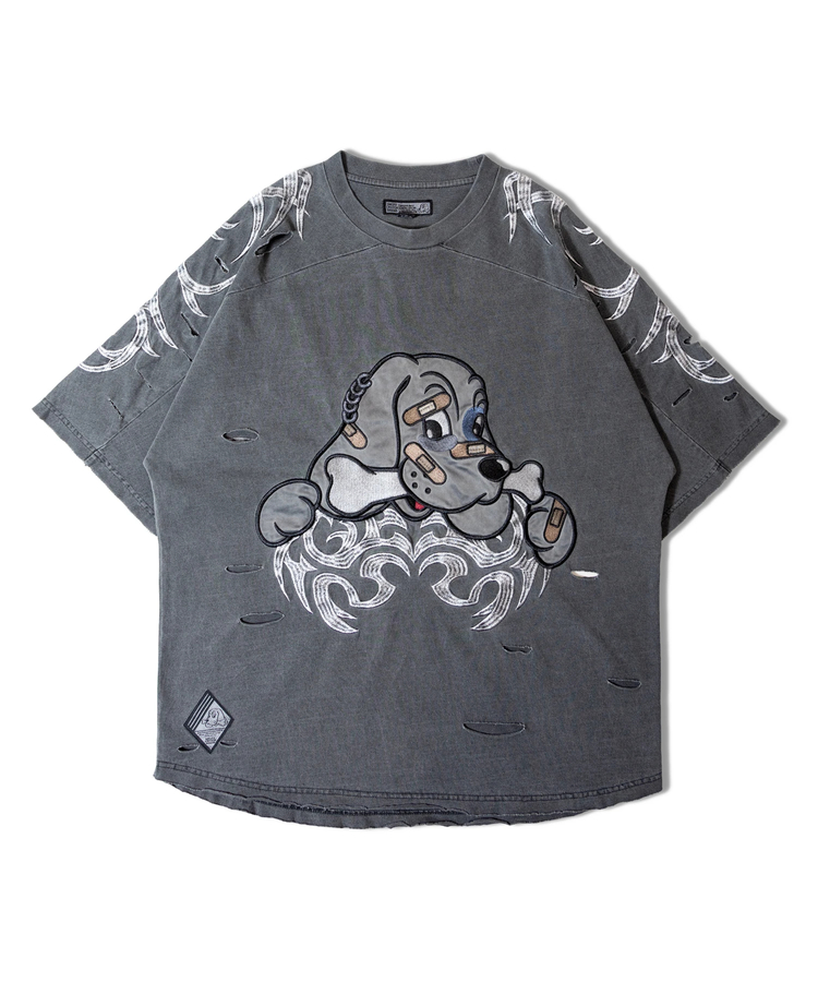 JACKROSE(ジャックローズ) |【GALFY×GALLIS ADDICTION】ぼろぼろとらいばりゅ半袖Tee(MENS)